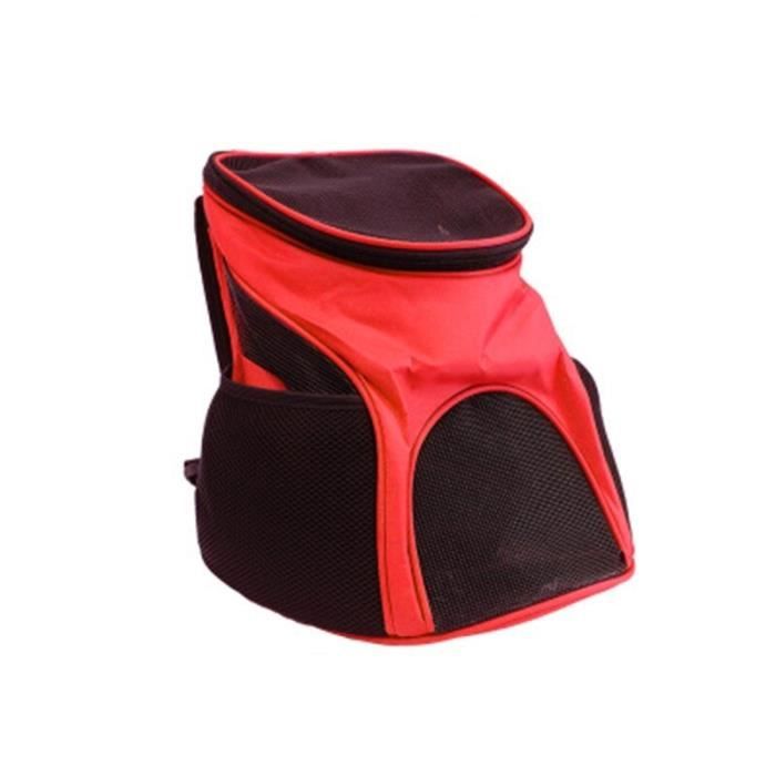 Sac de transport,Sac à dos pour chiens et chiots Sac de transport pour chats, Samll respirant pour l'extérieur, sac de - Type Red-S