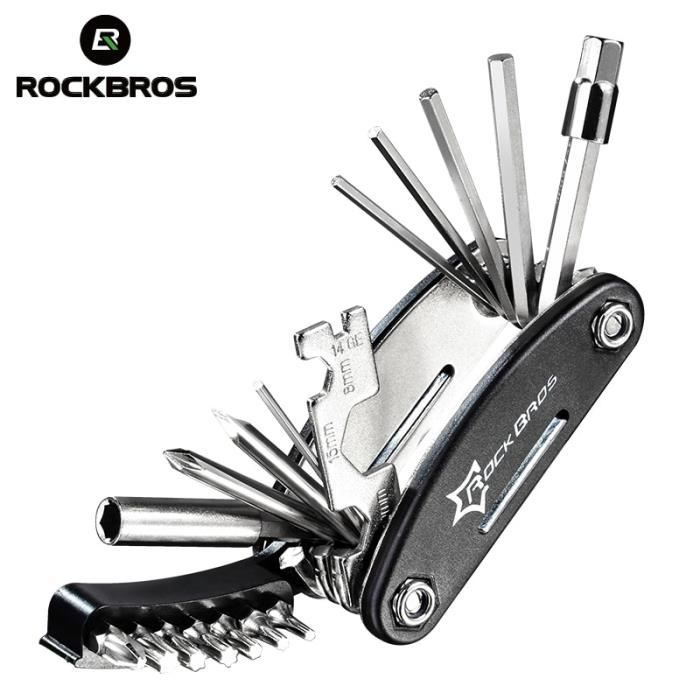 Pièce Détachée,16 en 1 vélo outils ensembles VTT vélo Multi réparation outil Kit hexagonale clé à rayons montagne - Type GJ8002