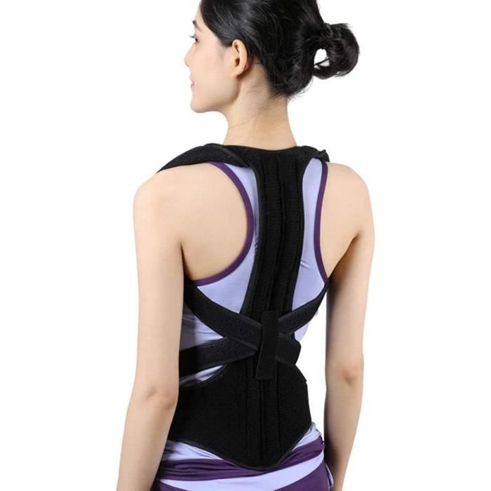CEINTURE DE SOUTIEN Correcteur De Posture Dos - Redresse Dos Homme Et Femme - Ceinture Dorsale Réglable - Soutien La Colo376