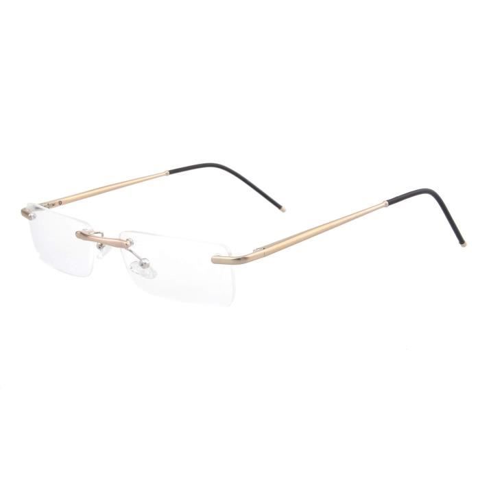 Lunettes de Lecture sans Monture > d'Edison & King - Un Bijou avec Verres Premium et Filtre Bleu Inclus (Or Rose, 2,00