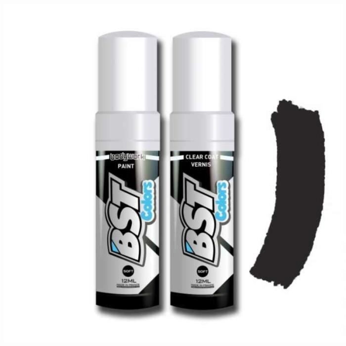 Stylo retouche + vernis BST Colors Harley-Davidson Black Denim Mat