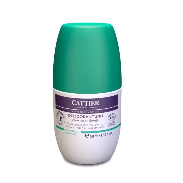 CATTIER Déodorant Roll-on 24 H - 50 ml