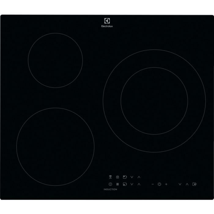 Electrolux - plaque de cuisson à induction 60cm 3 feux 7350w noir - cit60336ck