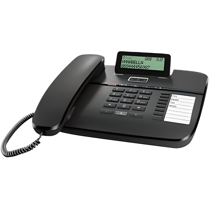 GIGASET DA810A TÉLÉPHONE FIXE NOIR