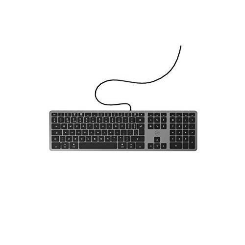 Mobility Lab - ML311890‎ - Mobility Lab Clavier anglais QWERTY filaire pour Mac - gris sidéral et noir