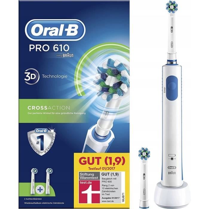 BROSSE À DENTS ÉLECTRIQUE ORAL-B PRO 610