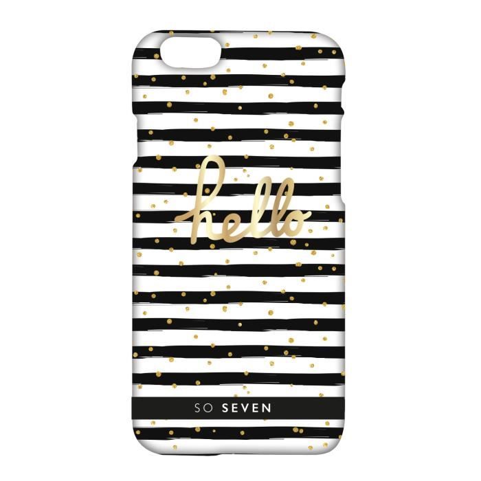 SO SEVEN Coque BORD DE MER Noir APPLE IPHONE 6/6S