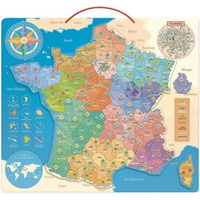 Carte de France éducative