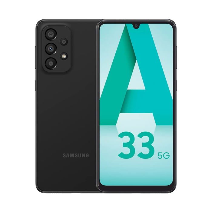 Samsung Galaxy A33 5G - 128 Go Noir écran 64 Super AMOLED 90Hz batterie 5000 mAh 48MP OIS