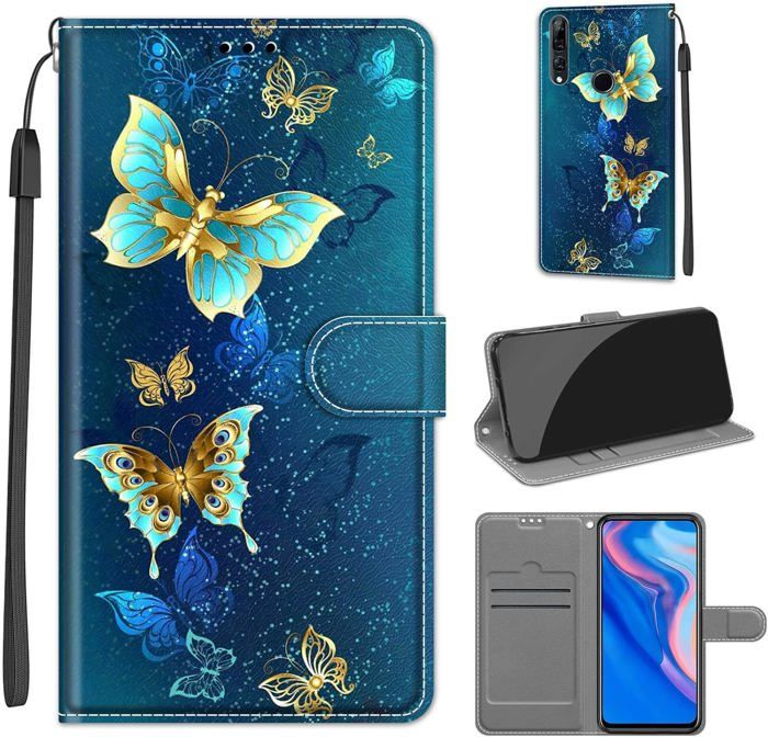 Cover Yiakeng Per Huawei P Smart 2020 – Custodia Robusta Con Doppio Strato, Antiurto, Silicone Con Supporto, Colore Rosso - 3