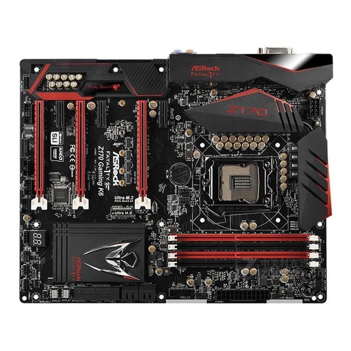 Carte mère ASRock Z170 Gaming K6 Intel Z170 LGA 1151 4xDDR4 64GB ATX Reconditionné - ASRock reconditionné disponible sur Cdiscount Seconde Vie