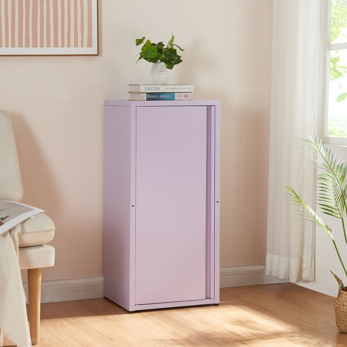 Armoire métallique Burlöv acier 88 x 40 x 35 cm violet
