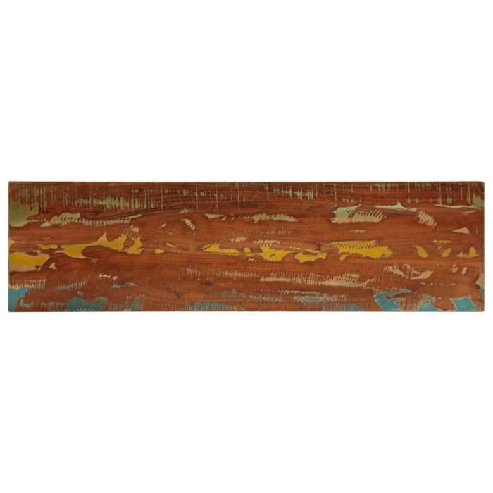 vidaXL Dessus de table 110x30x38cm rectangulaire bois massif récupéré dessus de table en bois dessus de table basse 371103