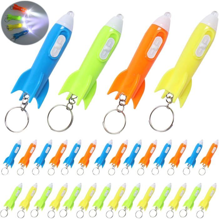 Lot De 30 Mini Lampes De Poche Porte-clés Pour Enfants Lampe De Poche Pour Enfants Porte-clés Lumineux