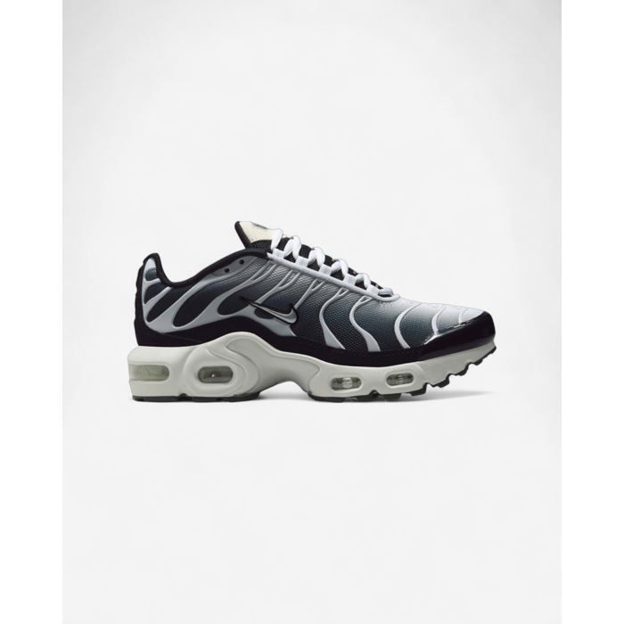 Nike Nike Air Max Plus Black White Sail Metallic Cool Grey (GS)