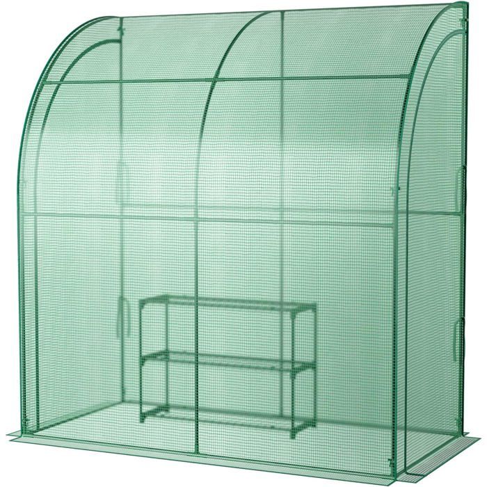 Arche De Jardin Avec Roues HOMASIS - 2 En 1 Avec Jardinières Et Treillis, Auto-irrigation, 288x40x202 Cm, Noir