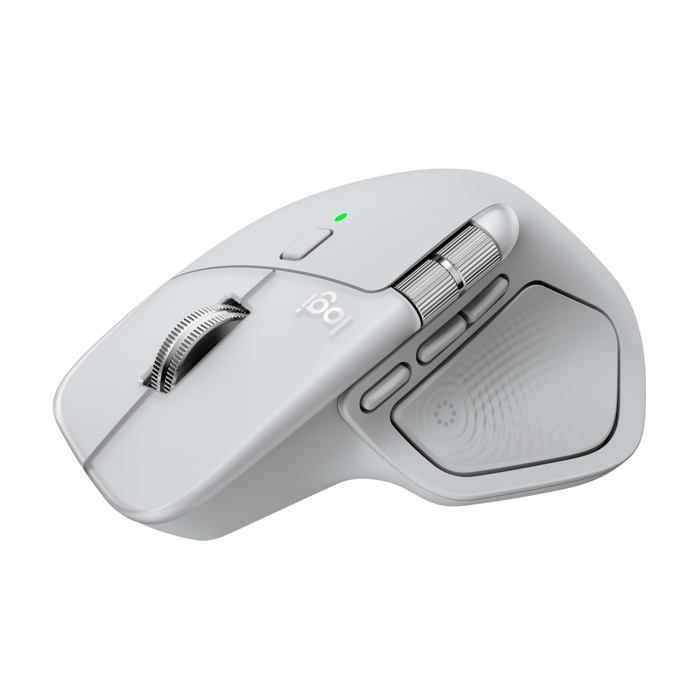 Souris - Logitech - MX Master 4 - Ergonomique - Bluetooth - Argent lumière