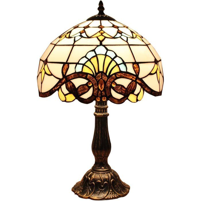 Lampe de table Bieye L30025 46 cm Style baroque/Tiffany