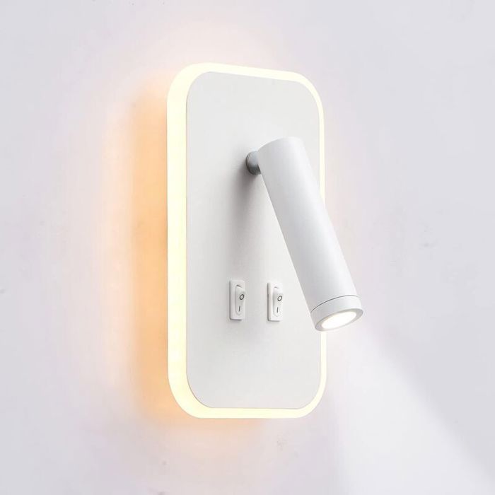 Applique murale LED - MICH® - MICH® - Lampe de lecture - Projecteur réglable - 3000 K (Blanc chaud)