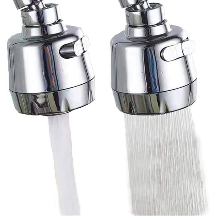 Aérateur de robinet pivotant à 360° pour évier de cuisine douchette tête de robinet avec filetage femelle 55/64