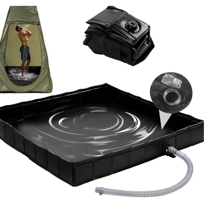 Cabine de douche pliable et portable pour le camping et les animaux de compagnie – une tente de douche mobile avec tuyau dévacuat