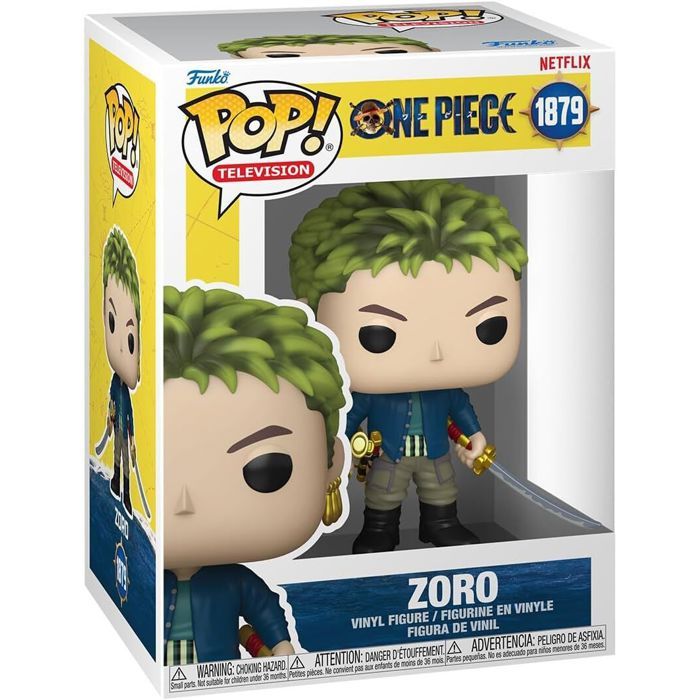 Figurine Funko Pop Television One Piece S1 Zoro - vue 4