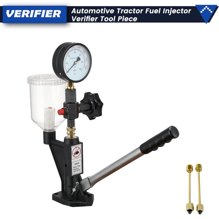Testeur pression injecteur diesel multifonction manomètre Bar/PSI avec socle et filtre