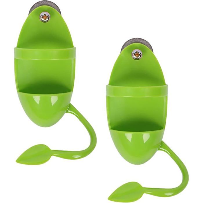 2 Pièces Support Dos de Seiche de Perroquet avec Perchoirs Supports Dalimentation en os de Câlin os de Seiche avec Support pour