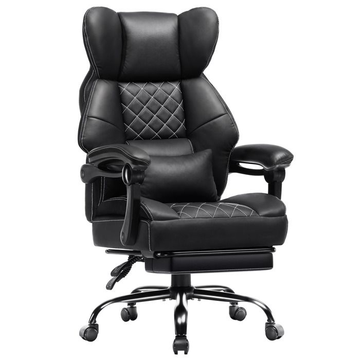Chaise de jeu ergonomique GTPLAYER avec repose pieds et lombaire - vue 1