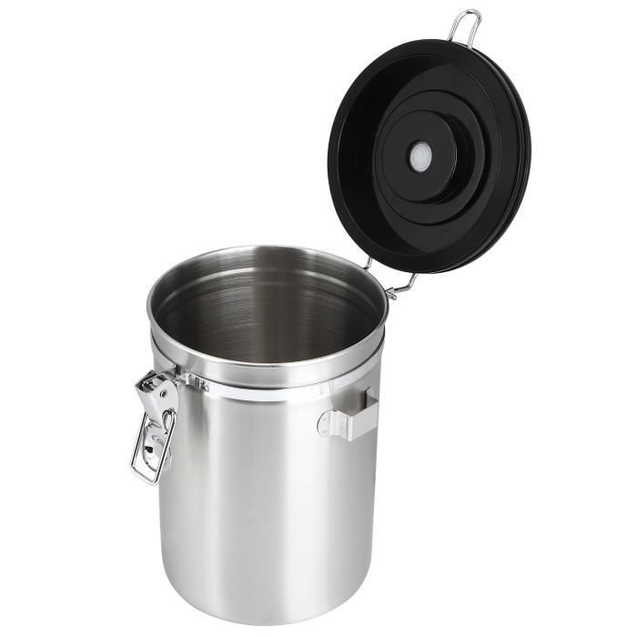 Presentoir Grains Café Verre Et Bois - 6 Tubes Avec Entonnoir