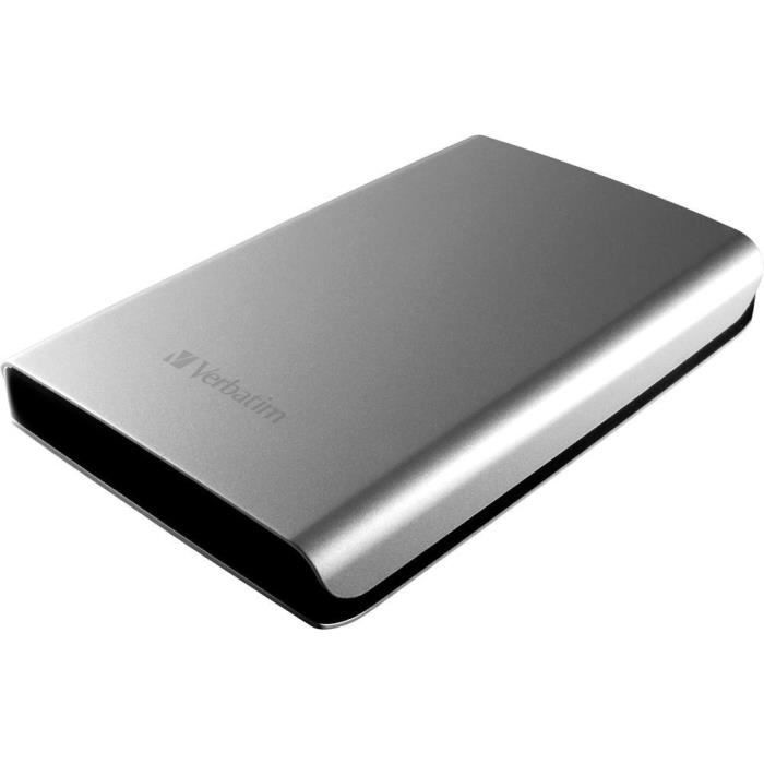 Disque Dur Externe StorenGo – USB 3.0 – 2TB – VERBATIM – Gris