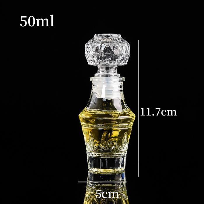 Mini Caraffe Mini carafe à whisky en verre français ou bouteille de 100ml,vin ...