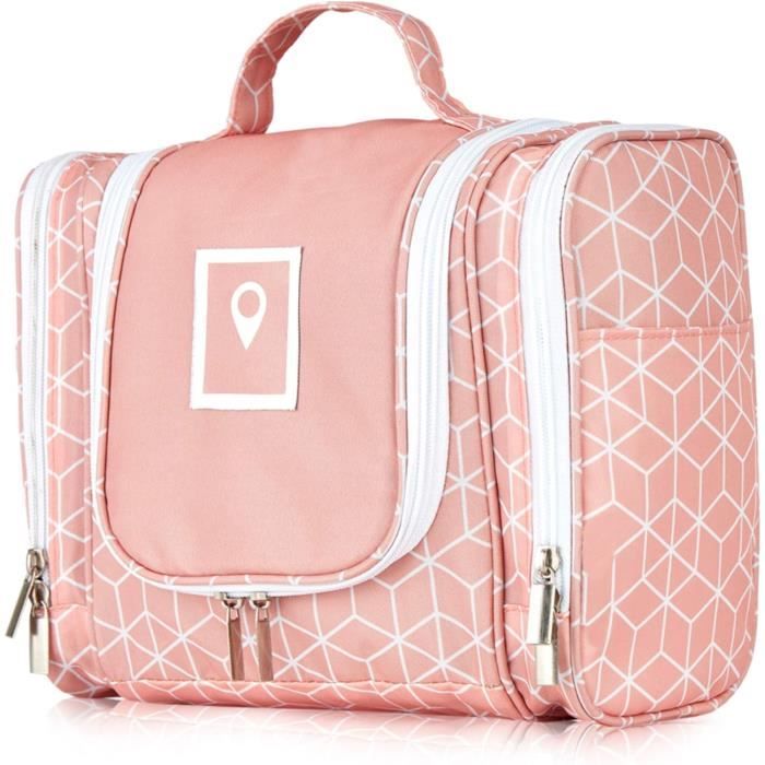 wordmouk Trousse de toilette de voyage, sac de maquillage