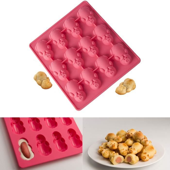 Nouveau 1pc Multifonction 12 Petit Cochon De Silicone Gateau De Cuisson Rose Moule Zzpa 911 Achat Vente Moule Moule Zzpa 911 Cdiscount