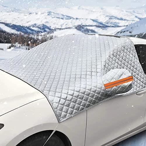 Housse Pare-Brise Arrière AYAMAYA Anti-Gel & Neige - Aimants Intégrés - 140x80 Cm - Protection UV & Vent
