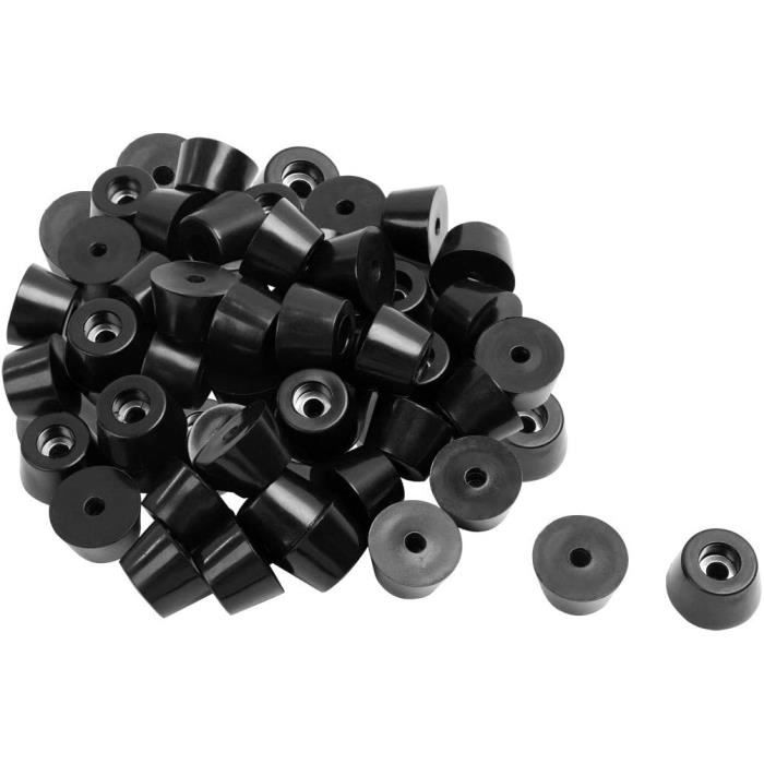 Butoirs Caoutchouc Uxcell 9pcs Avec Rondelles Métalliques – Protection Meuble, Neuf