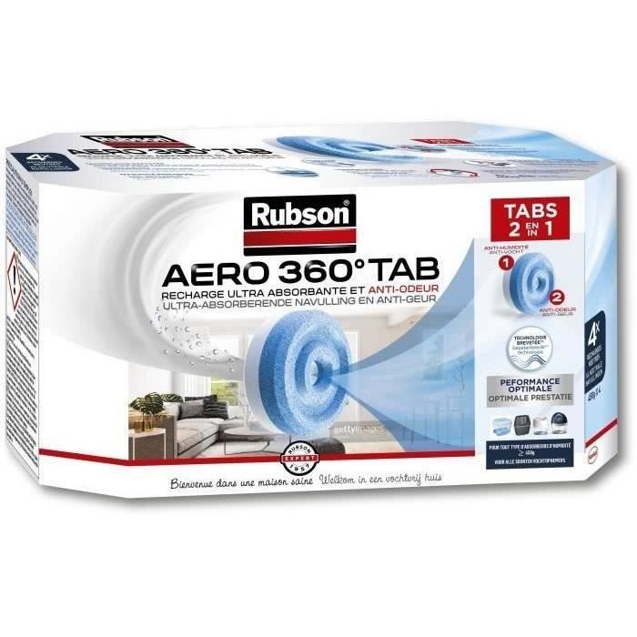 Recharge absorbeur humidité Aero 360° pure x4 - RUBSON