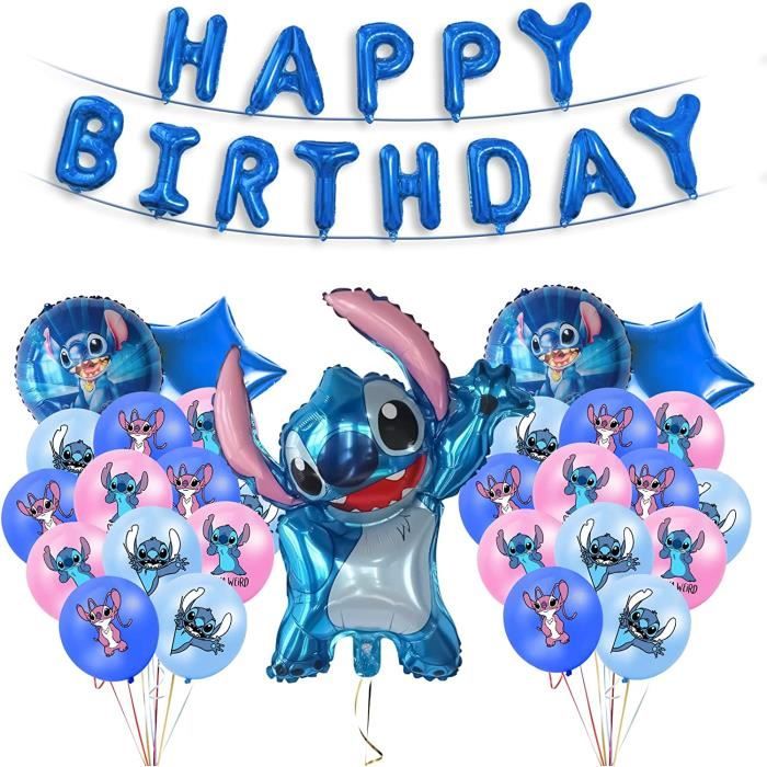 Lilo Stitch Kit Anniversaire Decoration ballonsStitch Ballons Theme Party  SuppliesDecoration FeteDécoration de fête d'anniv [19] - Cdiscount Maison