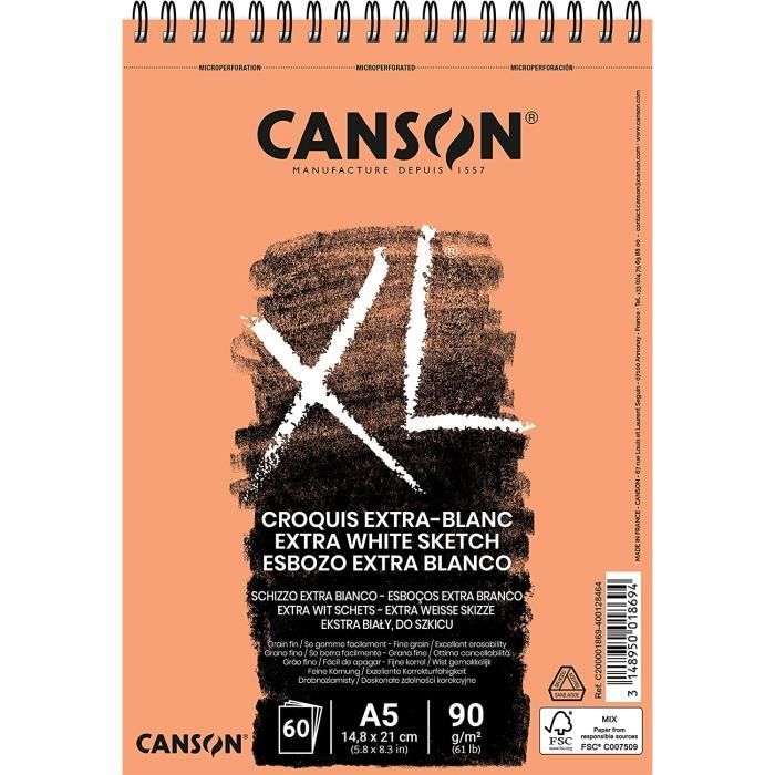 CANSON Carnet de croquis ART BOOK 1557, A5