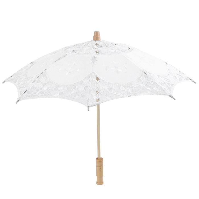 Parapluie dentelle blanc Clearance