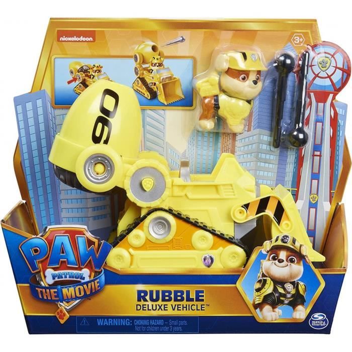 Pat Patrouille Film Voiture De Luxe A Transformable : Ruben Et Son Camion  Toupie - Figurine Et Véhicule De Chantier De Luxe Nouve - Cdiscount Jeux -  Jouets