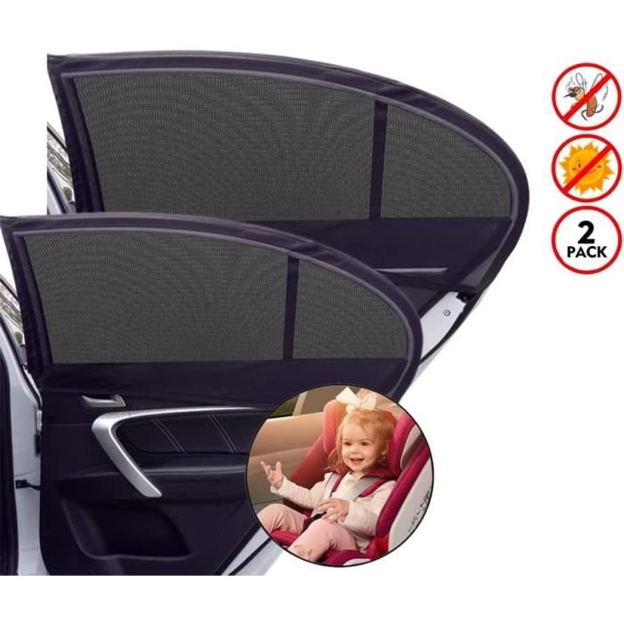 Lot De 2 Pare-soleil Universels Pour Voiture - Extensible - En Maille