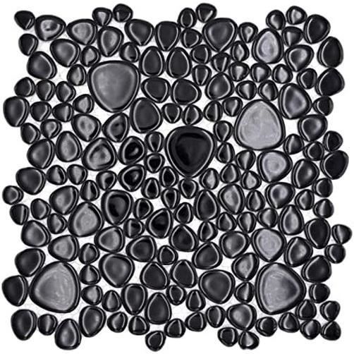 MOSAÏQUE DE VERRE POUR SALLE DE BAIN OU CUISINE INTÉRIEURE BLACK FOG | Leroy Merlin