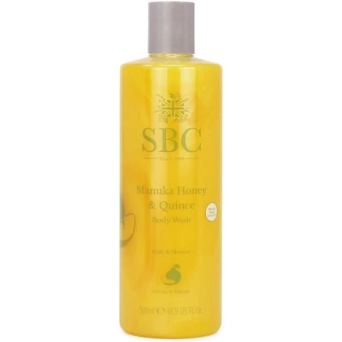 Skincare Gel Douche Hydratant Au Miel De Manuka Et Coing 500 Ml
