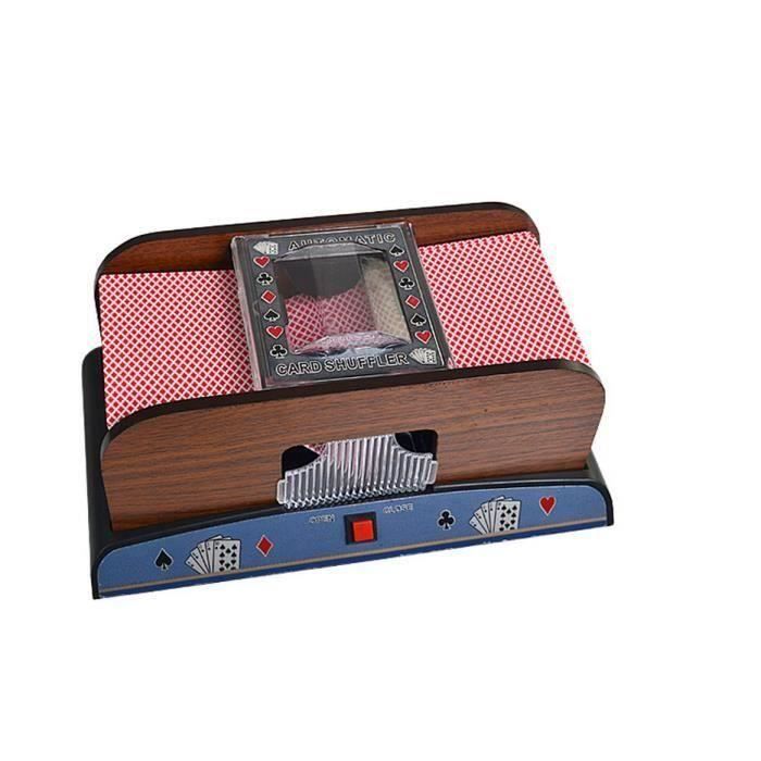 Shuffleur 2 Jeux Mélangeur De Cartes Automatique Noir - Pour 2 Jeux De Cartes - Idéal Poker, Belote, Bridge - Fonctionne Sur Piles - Gain De Temps Et Fin Des Mains Fatiguées Shuffleur 2 Jeux Mélangeur De Cartes Automatique Noir - Pour 2 Jeux De Cartes - Idéal Poker, Belote, Bridge - Fonctionne Sur Piles - Gain De Temps Et Fin Des Mains Fatiguées