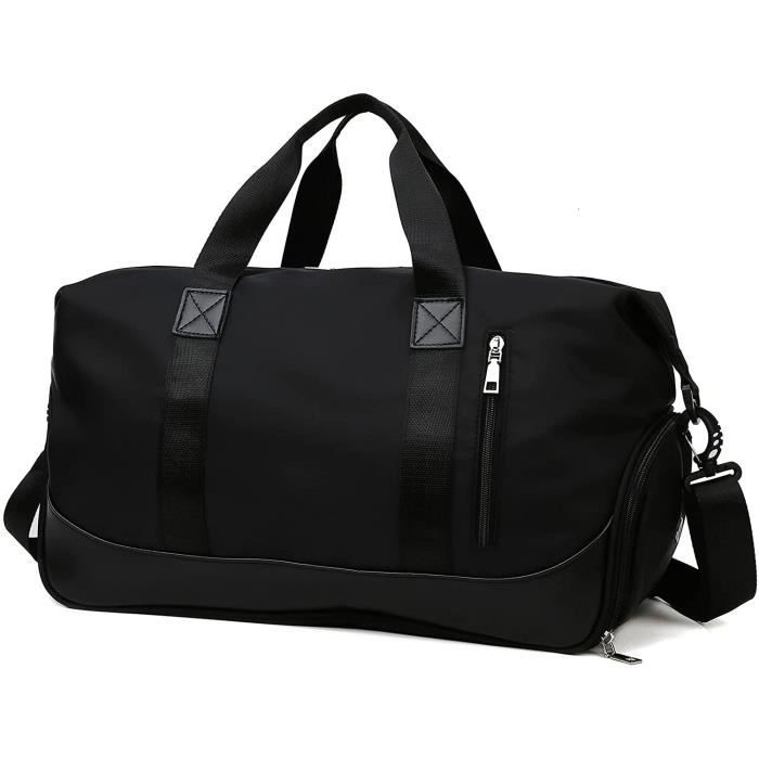 Sac à dos de sport pour femme avec compartiment à chaussures et poche  humide, grand sac à dos de voyage imperméable, sac de sport