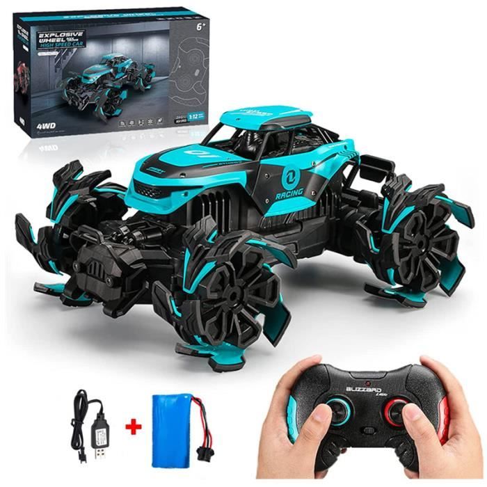 Voiture Telecommandé Tout Terrain, Voiture RC 1:12, 2,4GHz 4WD Haute  Vitesse Voiture Jouet Monster Buggy Tout Terrain Crawlers avec