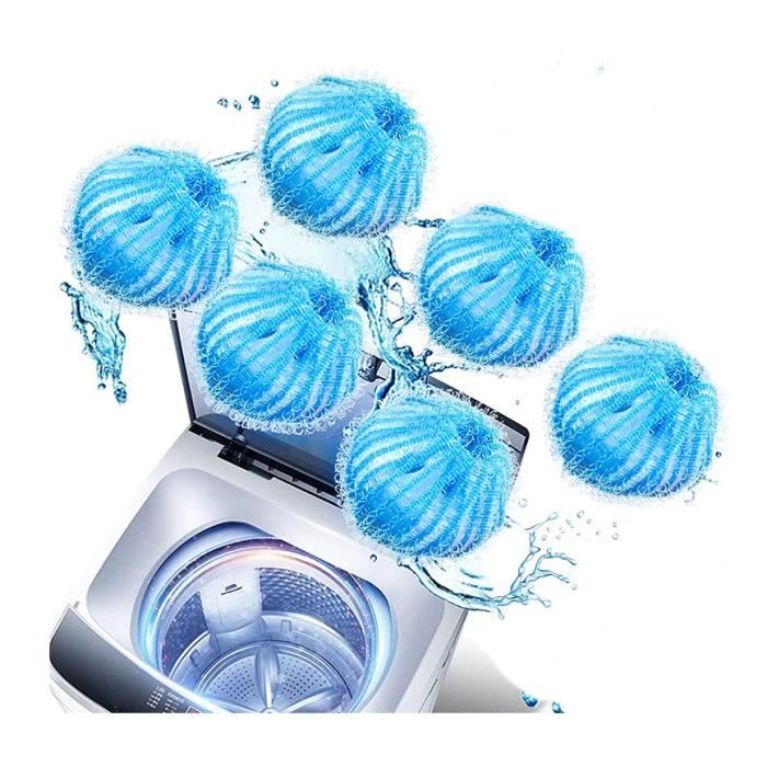6 PièCes Boule Anti Poils Machine A Laver- Attrape Poils Animaux- Animaux  Nettoyage Outil,pour Enlever Les Poils De Chat, (Bleu) - Cdiscount