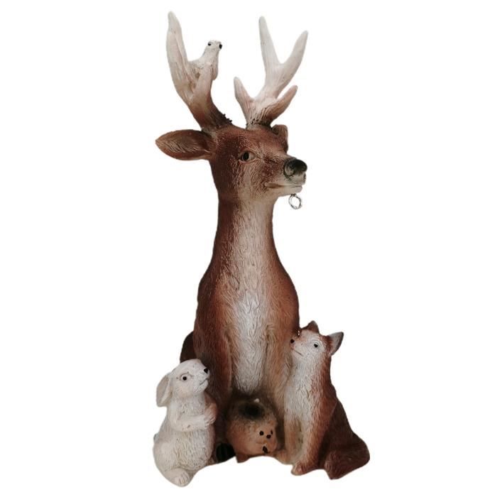 Figurine Renne En Résine Marron – Décoration Mignonne Pour Noël, Bureau Ou Maison, 10.5x9.5 Cm Figurine Renne En Résine Marron – Décoration Mignonne Pour Noël, Bureau Ou Maison, 10.5x9.5 Cm