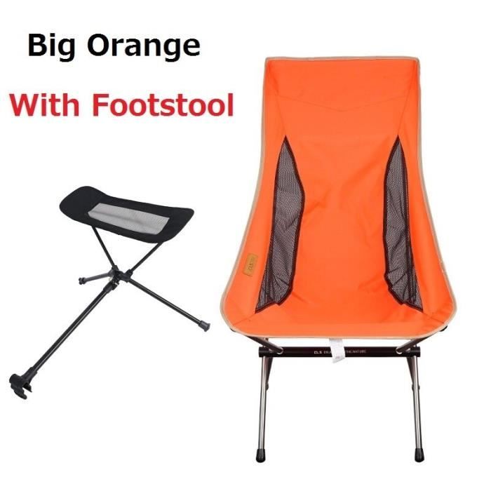 Chaise De Camping Pliante Naturehike | Aluminium Ultraléger 2,1kg, Charge 120kg | Siège Rembourré, Rangement Arrière